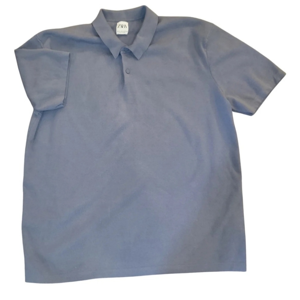 Zara Men Solid Pullover Style Shirt - image 1